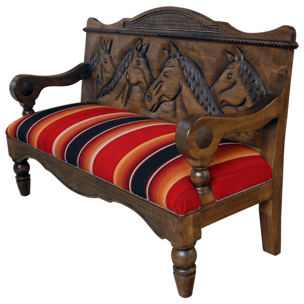 Riata ranch santa fe bench - 74BENCH02 2 Riata ranch santa fe bench