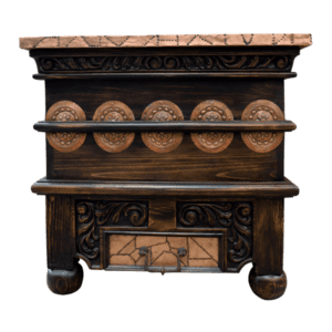 elegant santa klara trunk with copper