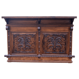 wooden ba for bar elegant ranch style