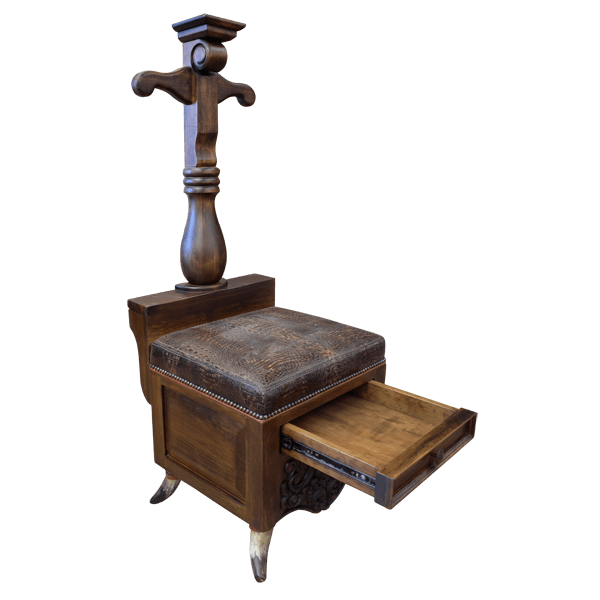 Rustic men valet - 82WOOD05 2 Accessories men valet western handcrafted front