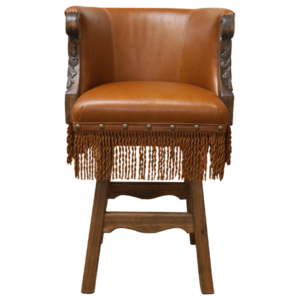 Bar stool cowhide hacienda