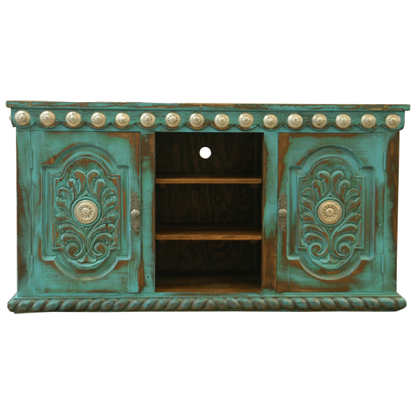 Santa fe style entertainment center - 17ENTC01 1 Entertainment centers cowboy furniture