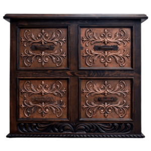 File cabinet cowboys rustic
