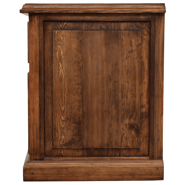 File cabinet with copper detail - 64FCAB05 3 File cabinet hacienda rustic side