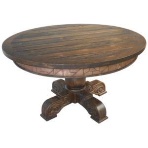 Game table handcrafted western