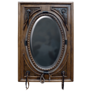 Mirror western furniture cowboys