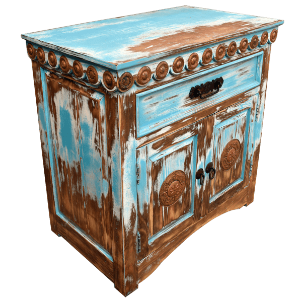 Stylish night stand - 42NIGH07 2 Night stand western hacienda side